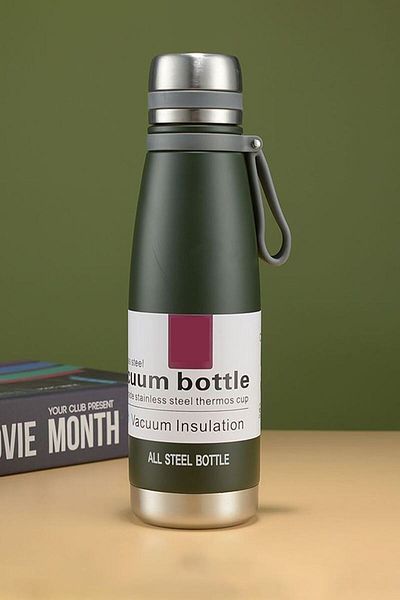 Weather Forecast 304 L Steel Dark Green 850 ml Hot Cold Vacuum Bottle Flask Drinker Cin480Ys