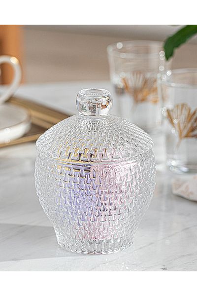 English Home Bella Glass Sugar Bowl 9x11 Cm