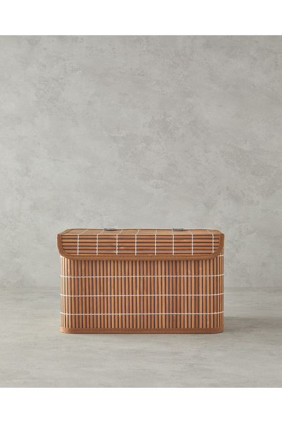 English Home Κουτί αποθήκευσης ξύλου 33x23x20 cm Καφέ