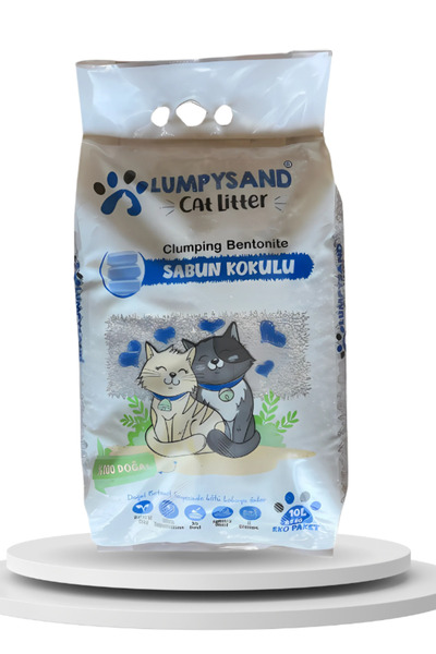lumpysand Marsilya Sabun Kokulu Bentonit İnce Taneli Süper Topaklaşan Kedi Ku...