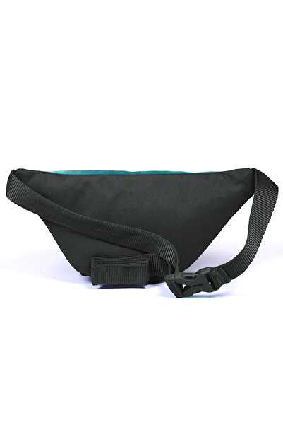 Coral High Turquoise Gray Batik Kids Waist Bag - 11520