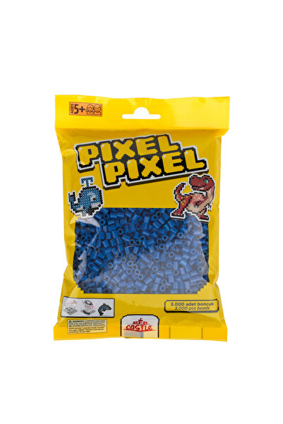 Pixel Pixel 3000 de bucăți de mărgele midi albastre | Mărgele potrivite pentr...