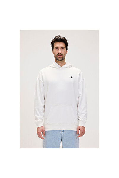 Bad Bear Men's White Sweatshirt Drake Os - 24.02.12.014-c04