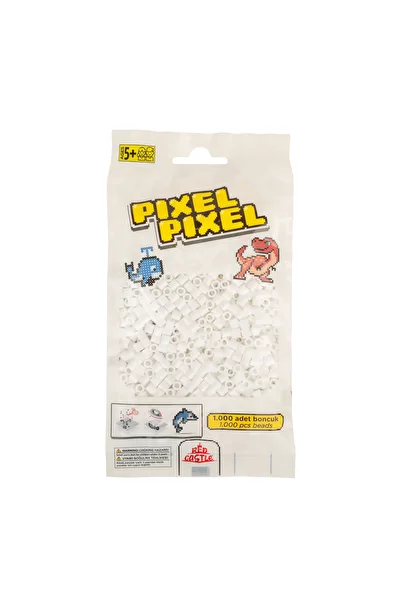 Pixel Pixel 1000 Midi Beads Λευκές-λευκές χάντρες δραστηριότητας (1000 τεμάχια)