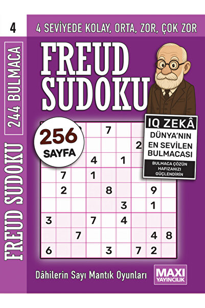 MAXİ Sudoku Yaratıcı İnsanların Sayı ve Mantık Oyunları 4