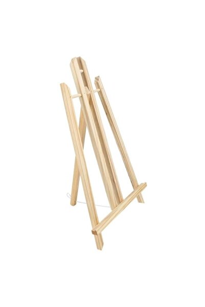 BLA BLA FOAM Șevalet de masă pentru pictură pe pânză, înălțime 50 cm, lemn