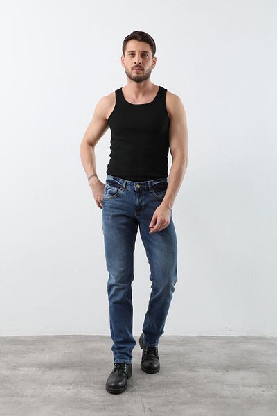 BANNY JEANS Мъжки дънкови панталони сини