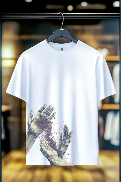 BookOrBook تي شيرت Seeds Of Hope للجنسين - تي شيرت قطني منسوج بخيوط مزدوجة مريح