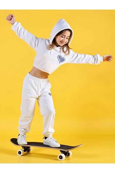 minojoy Gro Girl's Sweatshirt Sweatpants Set of 2