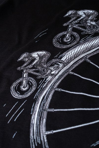 Tarrzzcom Extreme Cyclist Design T-Shirt - Cyclist Tee - Original Artistic Tee Shirt