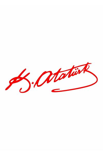 stickerusta Kemal Ataturk Signature Mustafa Kemal Ataturk Sticker 00016 Car Auto Motorcycle Caravan Sticker