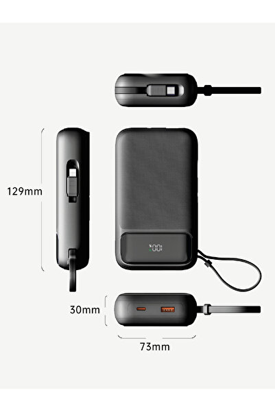 Linktech Wp28 Premium 20000 Mah 15w Kablosuz Şarj Powerbank