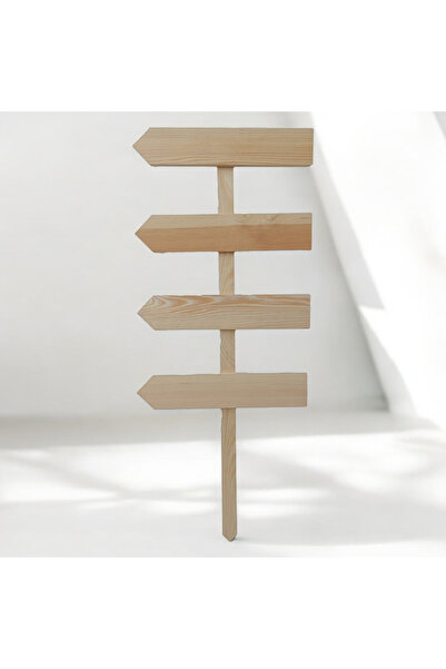 Wooden Factory 4’lü Yön Levhası