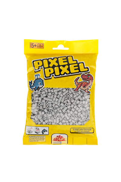 Pixel Pixel 3000 τεμάχια μίντι χάντρες ασημί | Χάντρες κατάλληλες για αλγόριθ...