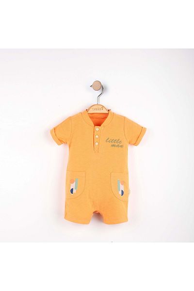 Necix's Little Manerkek Short Jumpsuit Orange