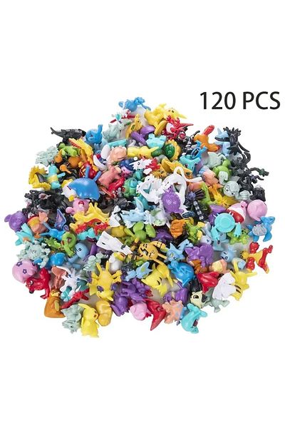 Takara Tomy 120pcs 24-144style Pokemon Anime Figure Pikachu Action Model 2-3cm Ornamental Collectible Mini Model