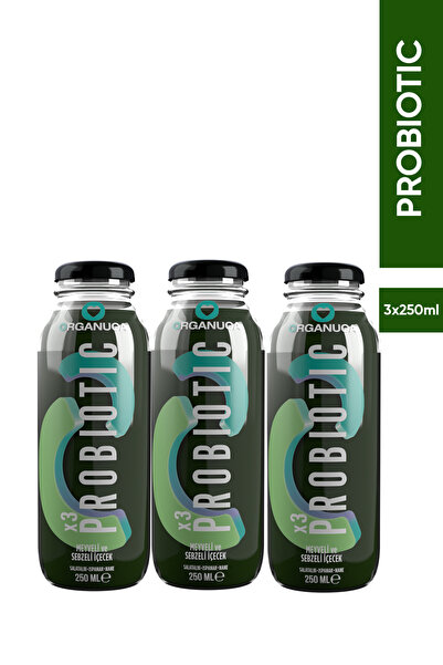 Organuca Probiotic Organik Smoothie 250 ml 3'lü Paket