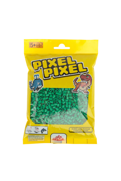 Pixel Pixel 3000 قطعة من خرز ميدي باللون الأخضر | خرز مناسب لخوارزميات وطريقة...