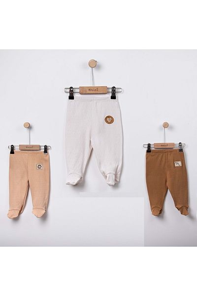 Necix's Jungle Booties Triple Pants Set Brown