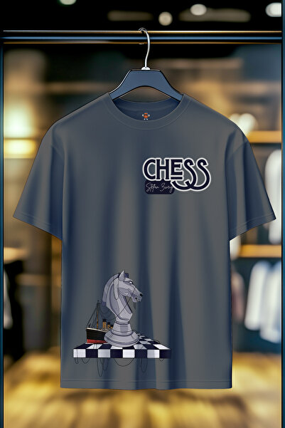 BookOrBook تي شيرت ستيفان زفايج شطرنج كروس ديزاين للجنسين 100% قطن ثقيل مريح ...