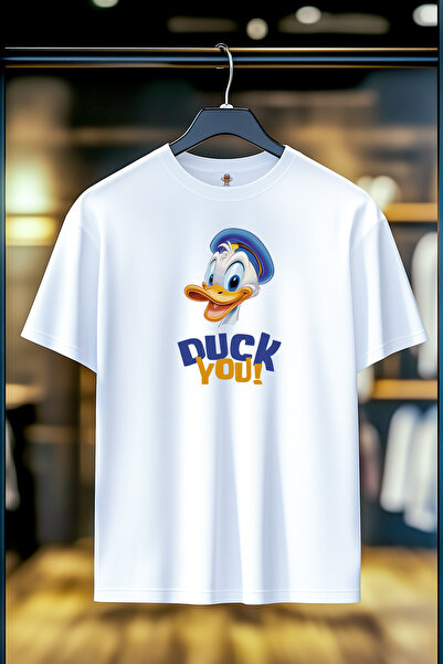 BookOrBook Унісекс футболка Duckyou, 100% щільна бавовна, зручний крій, 100% ...
