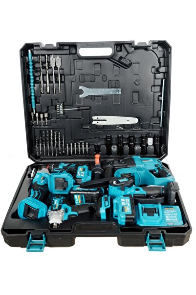 pro drager Kömürsüz Motor Şarjlı Matkap,Taşlama,Yağ Pompalı Testere,Somun Sıkma,Kırıcı Delici 5 li Ultra Set