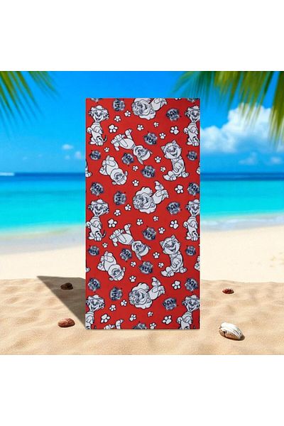 PAW PATROL Licensed Unisex 100% Cotton 75 cm × 150 cm Beach Towel –(Licensed Spin Master)