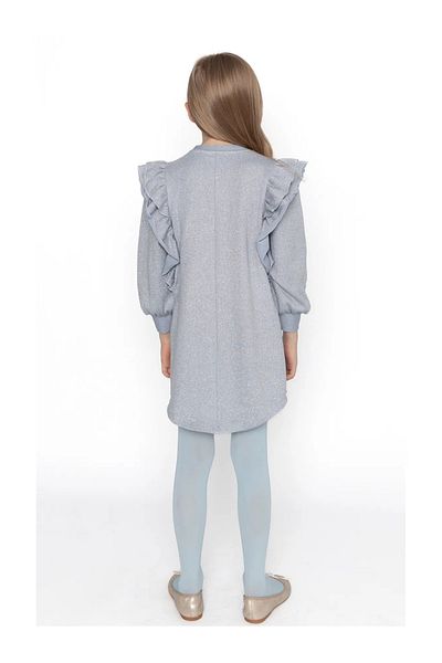 SheShe Ασημί Sparkly Sweat Φόρεμα