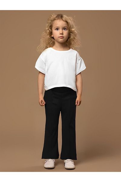 minojoy Flare Steel Knitted Flared Leg Girls' Trousers