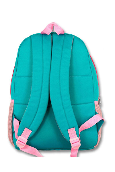 ÜMİT ÇANTA Ümit Cennec Junior High School College High School and Casual Green-Pink Girl Backpack