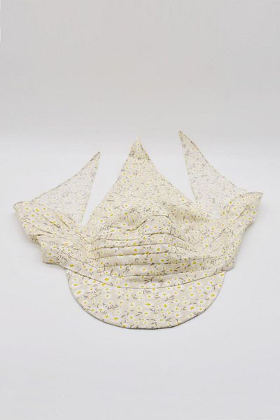 Külah Women's Safari Tie-Up Scarf with Brim Bandana Beach Hat