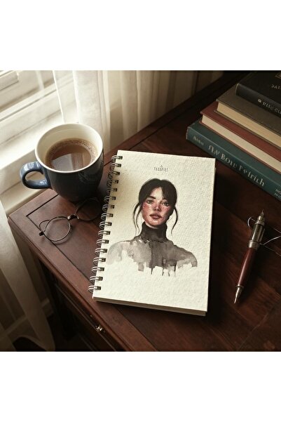 Kisetsu The Girl A5 Spiralli Süresiz Planlayıcı Ajanda Motivasyon Sayfalı