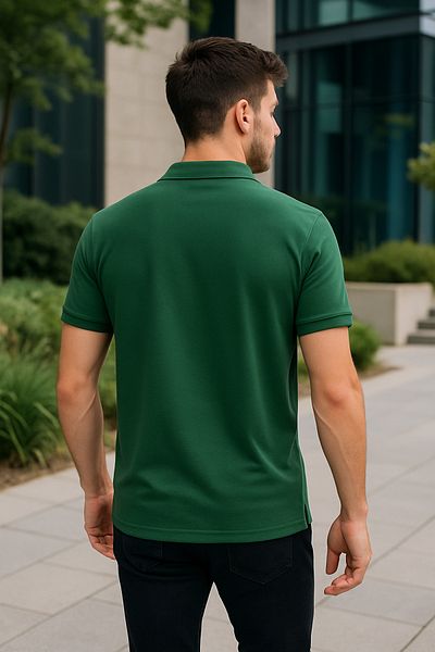 Maccali Ανδρικό μπλουζάκι με κοντό μανίκι Basic Nefti Polo γιακά