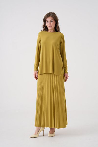 NİSUM MODA Σετ διπλής φούστας πλισέ