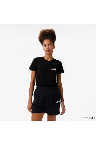 Converse X Tom & Jerry Unisex Siyah T-Shirt