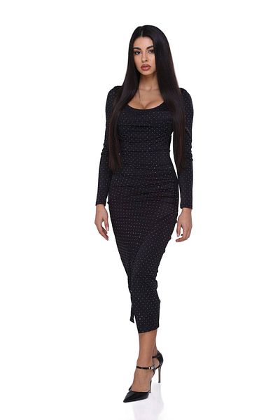 Zatara Fashion MINI DRESS WITH RHINESTONE