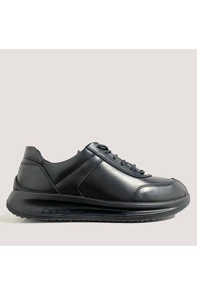 Scooter Men's Leather Waterproof Casual Shoes M4010Ds - Black - 41