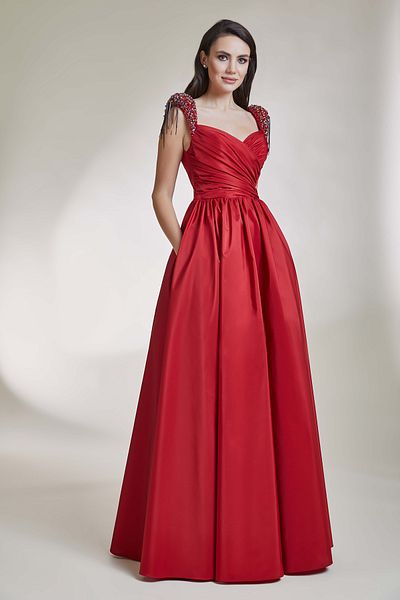 Kenzel Evening Dress 9058-Red
