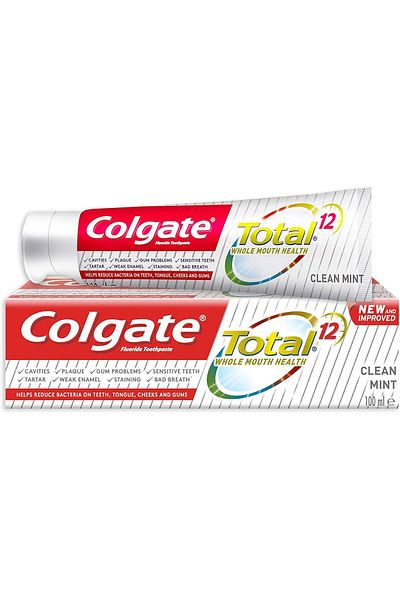 Colgate T.p 100 ml Total Clean Mint(1783) --- Colgate Total Clean Mint Toothpaste 100 ml