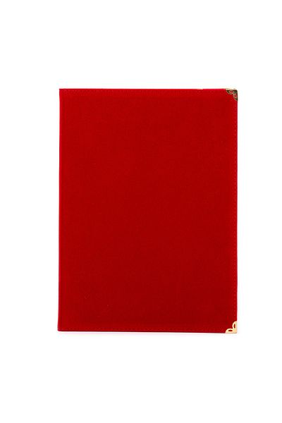 ankara menü A4 velvet Certificate Case Diploma Leather Velvet Suede diploma case file