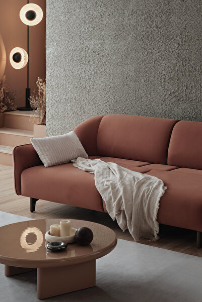 Enza Home Hera Koltuk Takımı - Koyu Somon