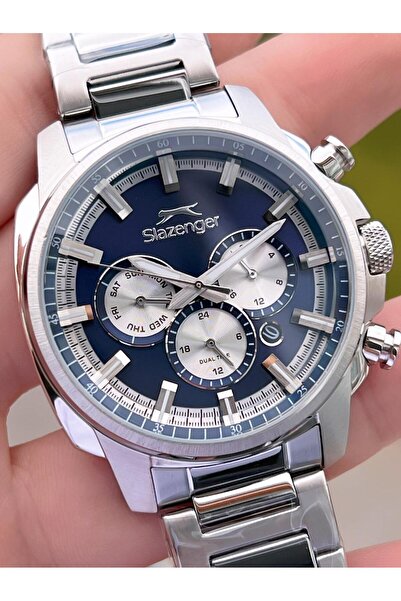 Slazenger SL.02 Slazenger حبل فولاذي أسود لا يرمي الألوان وظائف داخلية نشطة 5...