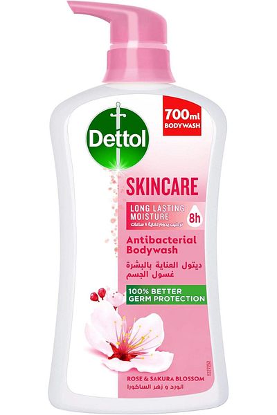 Dettol Body Wash 700 ml Skincare Pink (0031315) --- Dettol Body Wash Skincare Rose 700 ml
