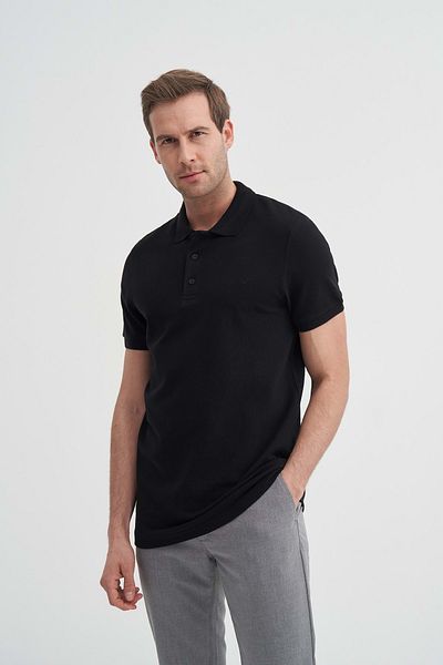 Cazador Μπλουζάκι Jazz 4613 Polo Pique Μαύρο