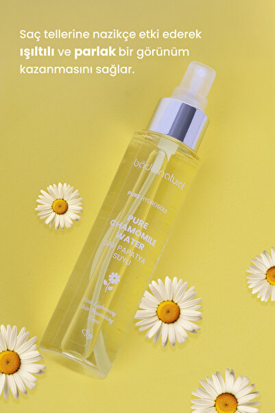 Bade Natural Papatya Suyu Saç Toniği Doğal Işıltı Etkili Saç Açıcı %100 Doğal 100 ml
