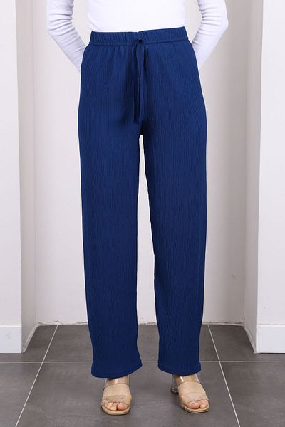 İmajButik Παντελόνι με φαρδύ πόδι Indigo Twist