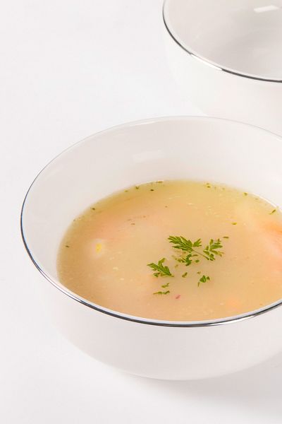 Güral Porselen Bilbao 4 Piece 13 cm New Bowl Silver Gilding