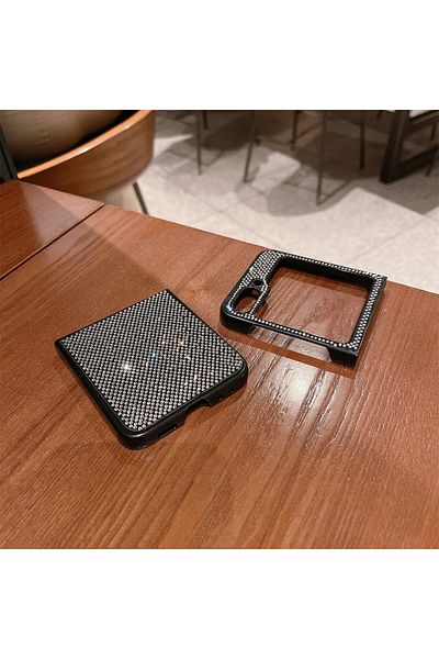 Newon Samsung Galaxy Z Flip 5 Crystal Stone Phone Case Cover Cover Case