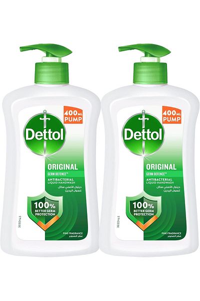 Dettol Hand Wash Original 400ml 6999 --- ديتول سائل غسل اليدين الأصلى 400 مل