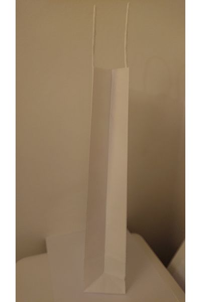 TTC White Bags For One Bottle 14x8x39 Cm 100 Pieces